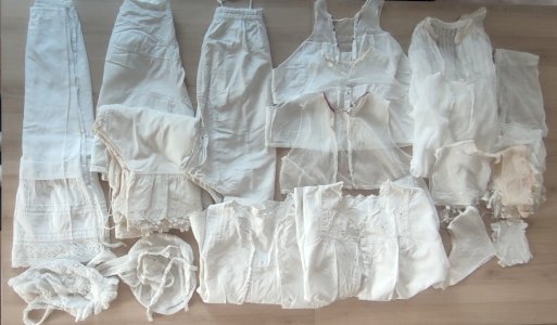 Lot of Vintage Women's and Children's Clothing / Period Costume / 25 pcs / Old Dress Clothing