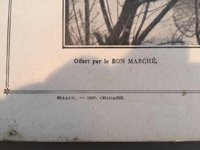Lot Au Bon Marché Maison Boucicaut Inondations de Janvier 1910 cartons 8 photo