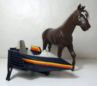 Lot Big Jim Mattel for parts or to complete Space Ship Horse