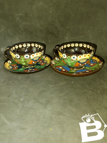 lot coupelles et tasses signées hanni Steffisburg en bon etat