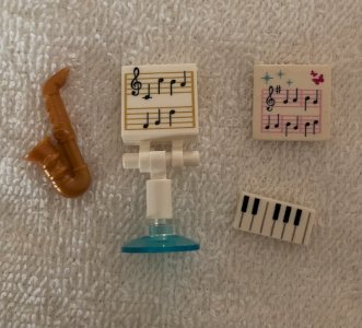 Lot d accessoires Lego thème musique