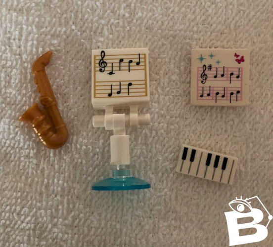 Lot d accessoires Lego thème musique