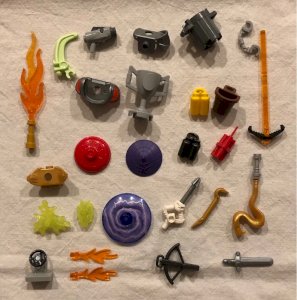 Lot d accessoires Lego