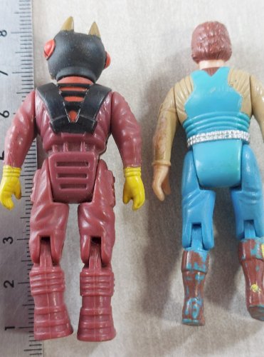 Lot d'anciennes figurines, Dino Riders, Antor + Magnus, Tyco, vintage