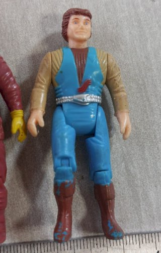 Lot d'anciennes figurines, Dino Riders, Antor + Magnus, Tyco, vintage