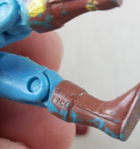 Lot d'anciennes figurines, Dino Riders, Antor + Magnus, Tyco, vintage