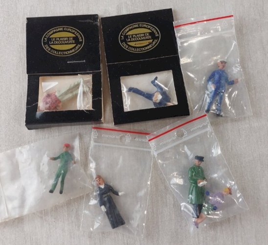 Lot danciennes figurines, en métal, F.F. Models, Mad 1/43