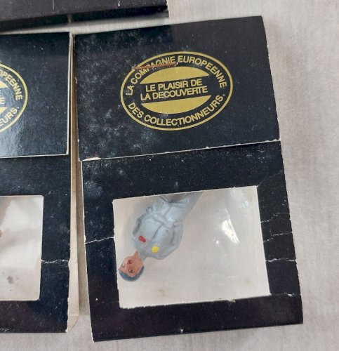 Lot danciennes figurines, en métal, F.F. Models, Mad 1/43