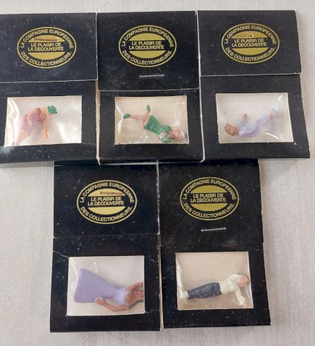 Lot danciennes figurines, femmes, en métal, F.F. Models, Mad 1/43