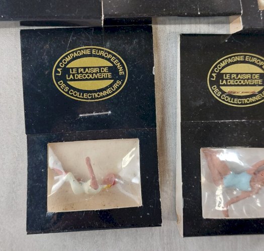 Lot danciennes figurines, femmes, en métal, F.F. Models, Mad 1/43
