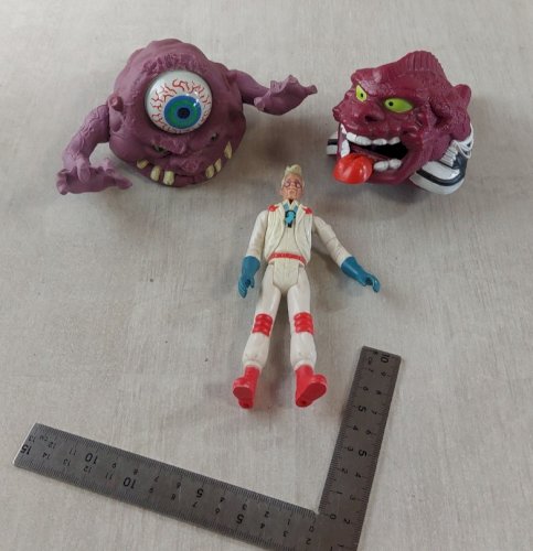 Lot danciennes figurines, Ghostbusters / SOS Fantômes, Columbia ^