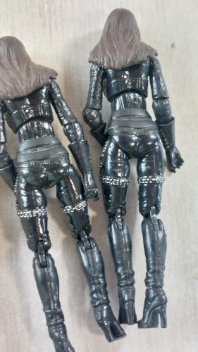 Lot danciennes figurines, GI Joe, Baroness + Storm Shadow, Hasbro ^