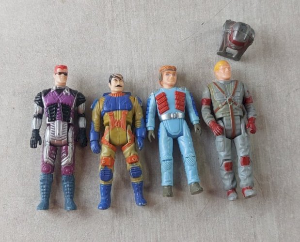 Lot d'anciennes figurines, The M.A.S.K., KPT, Tyco, vintage