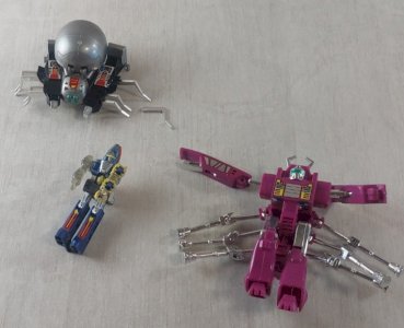 Lot d'anciennes figurines Transformers, Convertor Insectors, Select