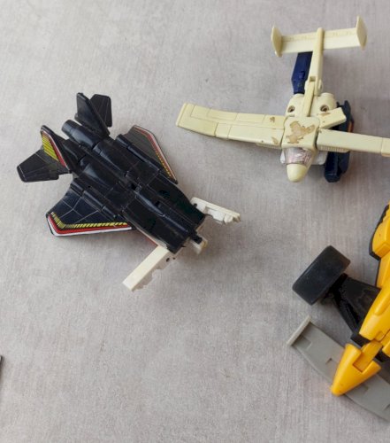 Lot d'anciennes figurines, Transformers G1, Hasbro Takara, années 80 - 90