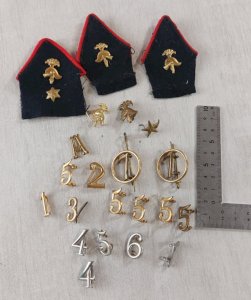 Batch of vintage badges, Belgium