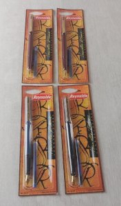 Lot d'anciennes stylos plumes, Reynolds, sous blister ^