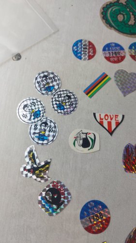 Lot danciens autocollants / stickers, vintage