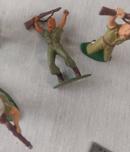 Lot d'anciens soldats en plastique, Légionnaire, Starlux
