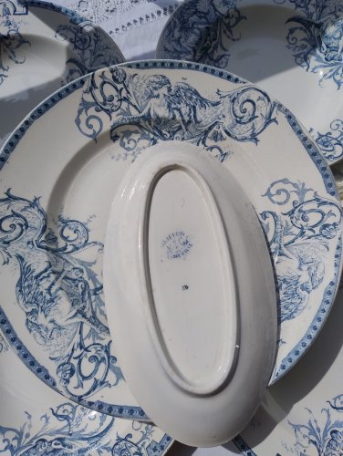 Lot d'assiettes kg Lunéville griffon 