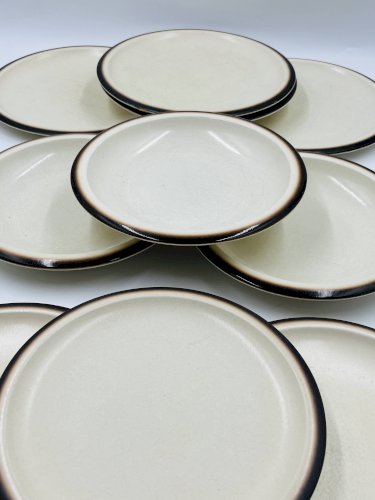 Lot de 10 assiettes Boch La Louvière modèle Sierra