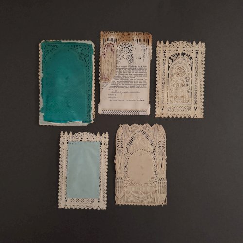 Lot de 10 canivets images pieuses anciennes Première Communion M3734