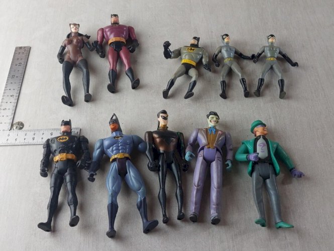 Lot de 10 figurines, Batman, DC Comics Kenner