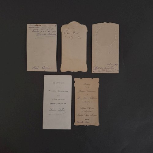 Lot de 10 images pieuses anciennes A5787