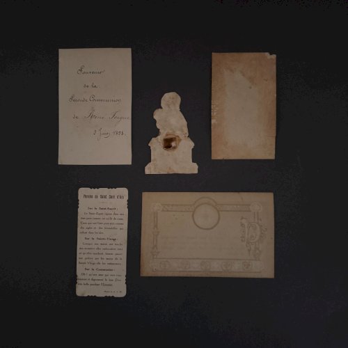 Lot de 10 images pieuses anciennes A5789