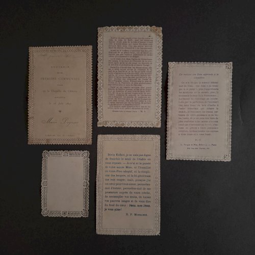 Lot de 10 images pieuses anciennes  A5792