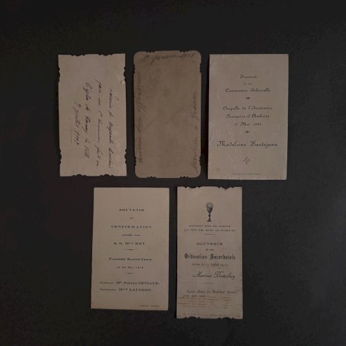 Lot de 10 images pieuses anciennes A5794