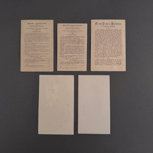 Lot de 10 images pieuses anciennes M3728