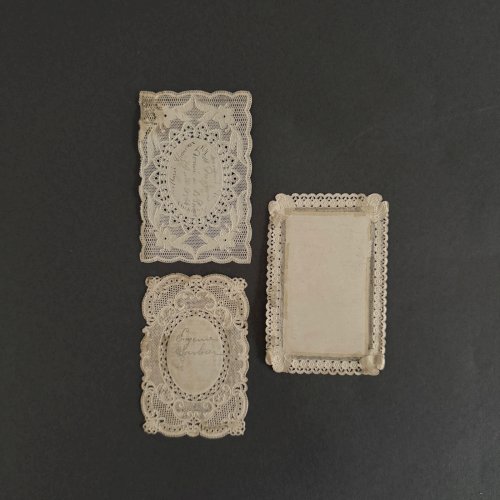 Lot de 10 images pieuses ou canivets dont une double XIXe A5779