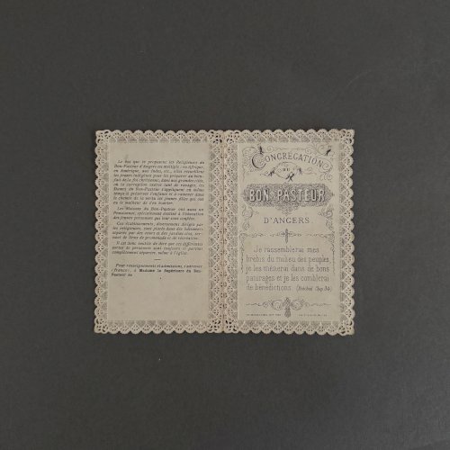 Lot de 10 images pieuses ou canivets dont une double XIXe A5779