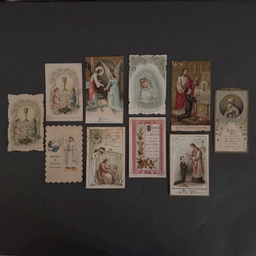 Lot de 10 images pieuses Souvenir de Première Communion A5788