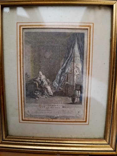lot de 10 petits cadres (gravure?) style 18eme en bon etat general