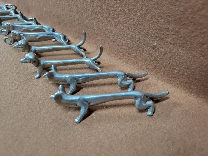 LOT DE 10 PORTE COUTEAUX ANIMAUX