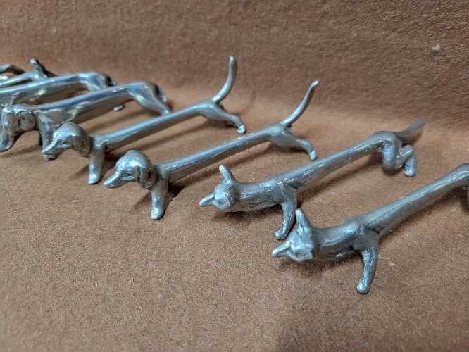 LOT DE 10 PORTE COUTEAUX ANIMAUX