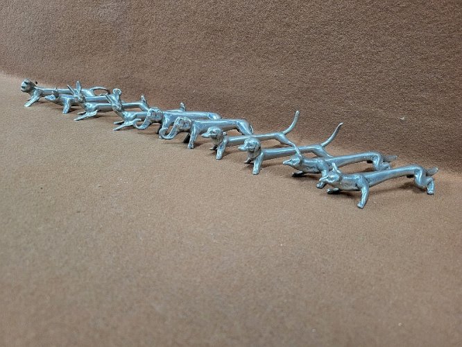 LOT DE 10 PORTE COUTEAUX ANIMAUX