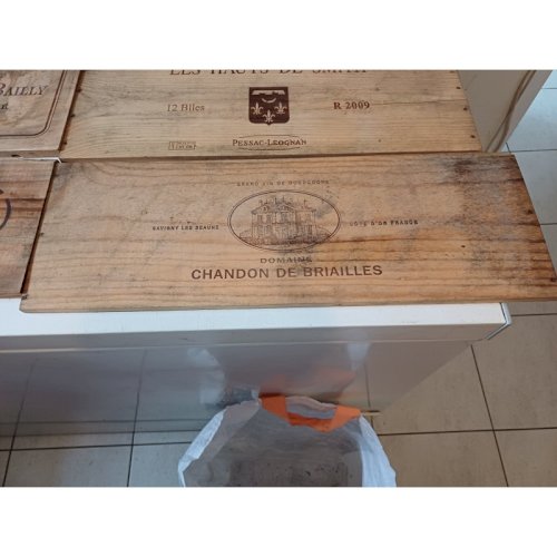 Lot de 11 Plaques Bois Grand Cru Vins