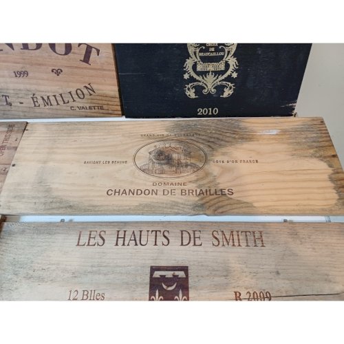 Lot de 11 Plaques Bois Grand Cru Vins