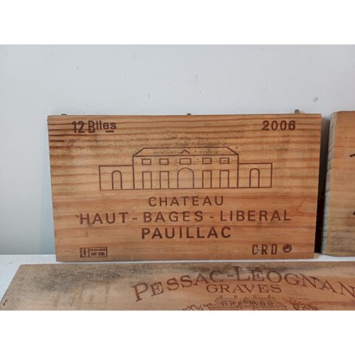 Lot de 11 Plaques Bois Grand Cru Vins