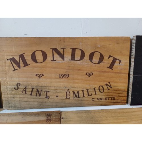 Lot de 11 Plaques Bois Grand Cru Vins