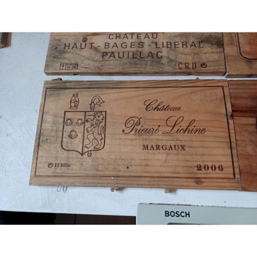 Lot de 11 Plaques Bois Grand Cru Vins
