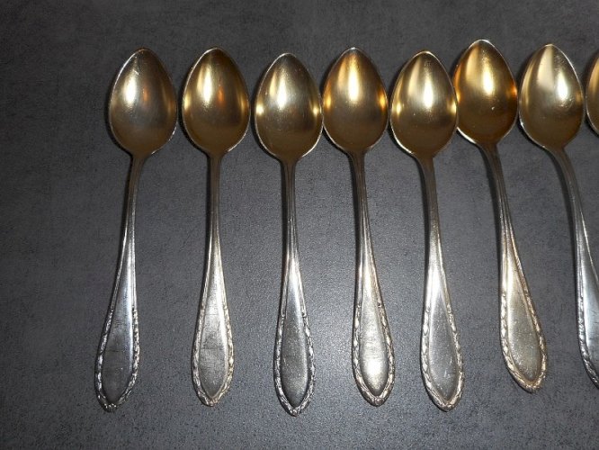 LOT DE 12 PETITES CUILLERES A MOKA ALPAGGA
