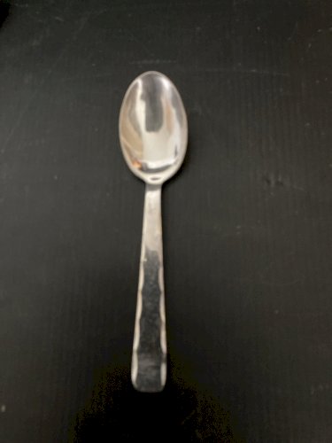 Lot de 12 petites cuilleres en métal argenté poinçon 18gr