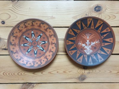 Lot de 2 assiettes du Pérou