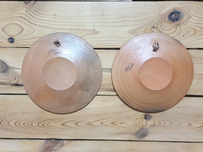 Lot de 2 assiettes du Pérou