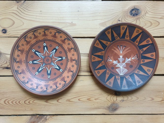 Lot de 2 assiettes du Pérou