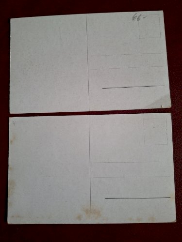 Lot de 2 cartes postales Machines à coudre Jones Bruxelles non circulées